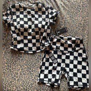 WOMEN'S CROPPED ACTIVE SET IN VINTAGE VENICE